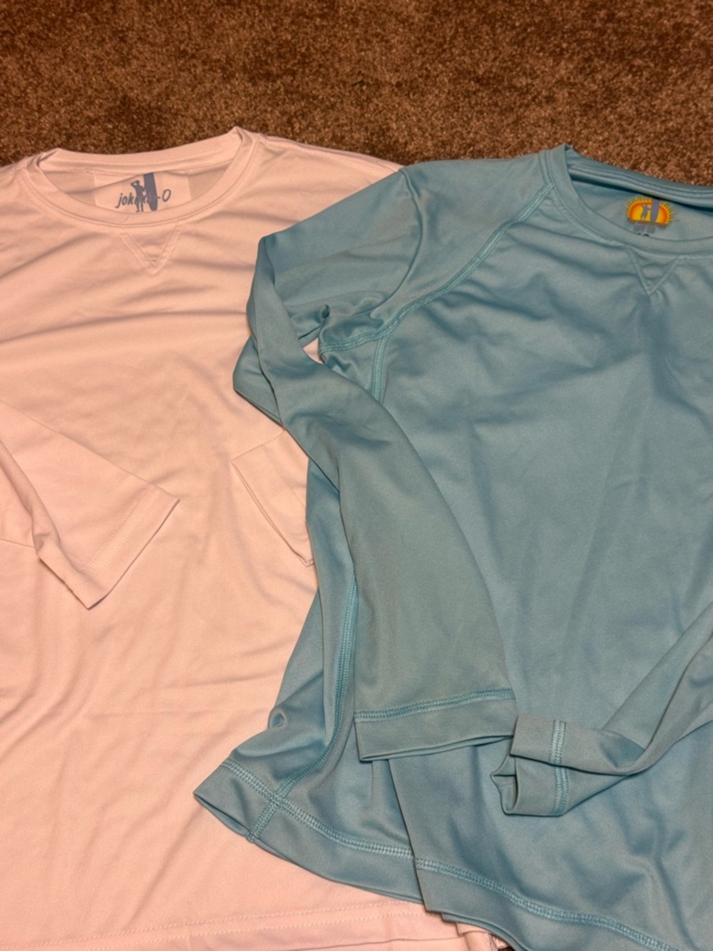 LOT OF 2 Johnnie-O Boys Sun long sleeve fishing beach shirts 10